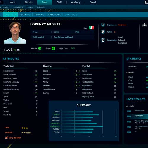 Tennis Manager 2021 Cd Key Steam Global